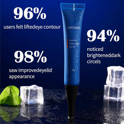 Peptide Lifting Eye Gel - Firming Moisturizing Eye Cream for Dark Circles, Puffiness & Wrinkle Care (1/2/3PCS)