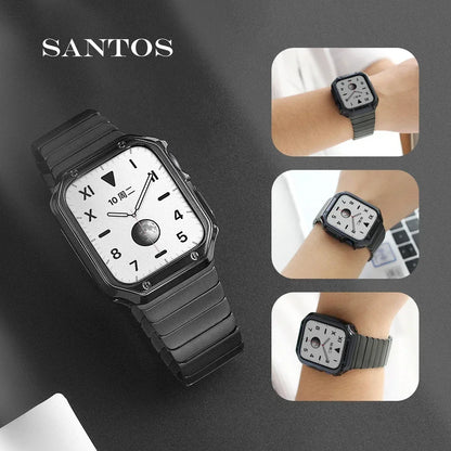 Apple Watch Case Cover – TPU Bumper with Screen Protector for 38mm-45mm, Series 3 to 9 & SE