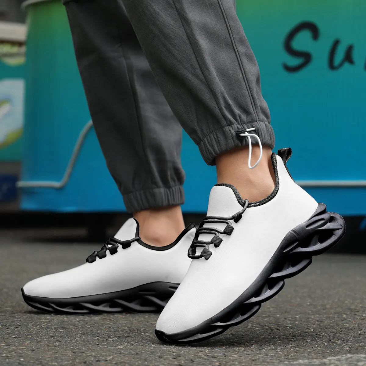 Kids Cartoon Print Parent-Child Sneakers - Lightweight Breathable Lace-Up Casual Shoes for Spring