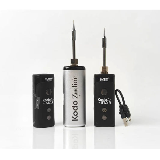 Yocan Kodo Star Plus Zodiac Edition 400mAh Portable Electronic Soldering Iron – 510 Thread Heat Pen with Type-C Charging & Adjustable Voltage (1.8V–4.2V) Repair Tool