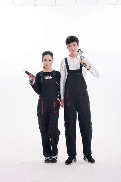 Work Coverall Uniform - Unisex Welding Suit for Mechanics, Car Repair & Workshop Protection