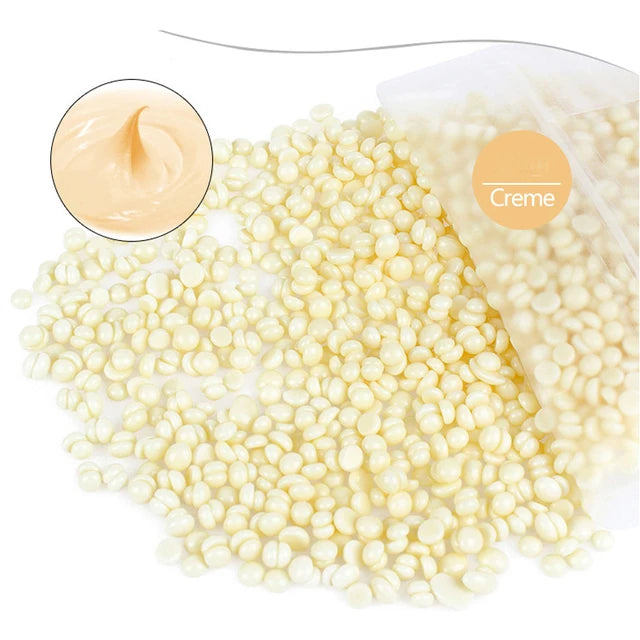 500g Hard Wax Beans – No-Strip Depilatory Hot Film Wax for Full Body, Bikini, Face, Legs & Eyebrows