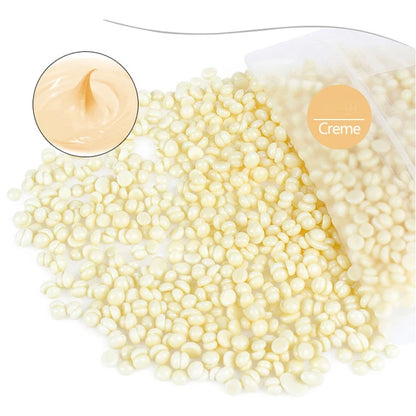 500g Hard Wax Beans – No-Strip Depilatory Hot Film Wax for Full Body, Bikini, Face, Legs & Eyebrows