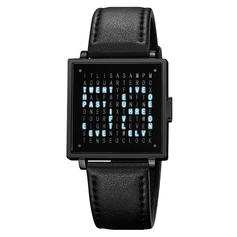 SKMEI 2388 Luxury Digital LED Watch for Men – Waterproof, Date Display, Leather Strap Wristwatch