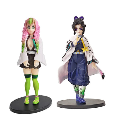 Demon Slayer Kimetsu No Yaiba Action Figures – Tanjirou, Zenitsu & Nezuko PVC Model Toys