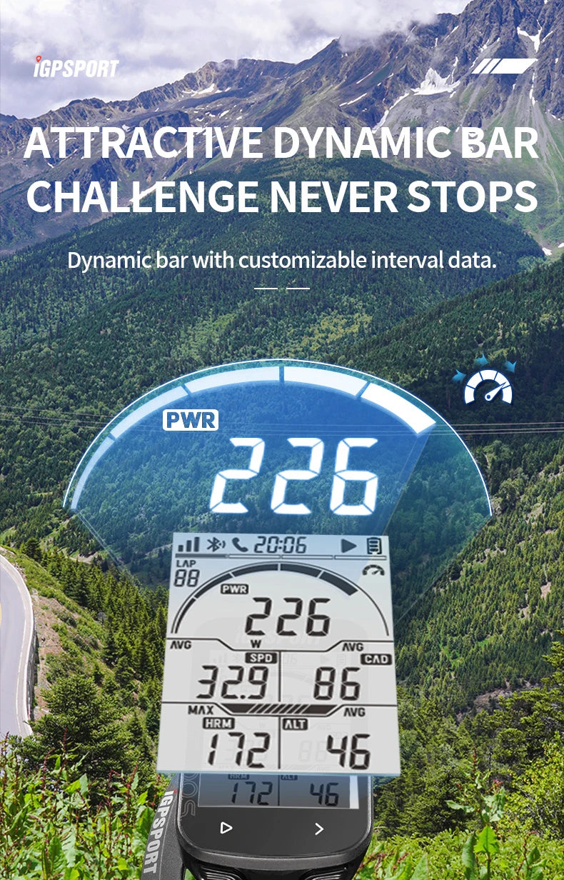 IGPSPORT BSC100S GPS Bike Computer — Wireless Speedometer & Cycling Odometer
