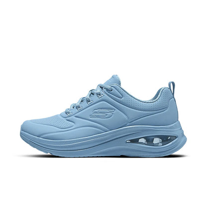 Skechers Women's Running Shoes - Leather Lace-Up Outdoor Sneakers, Anti-Skid Sports Tennis & Lightweight Walking Shoes