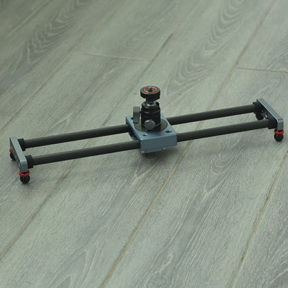 VLOGMAGIC 16" Carbon Fiber Camera Slider - Tabletop Video Rail System for DSLR, Mirrorless Cameras and iPhone up to 5kg