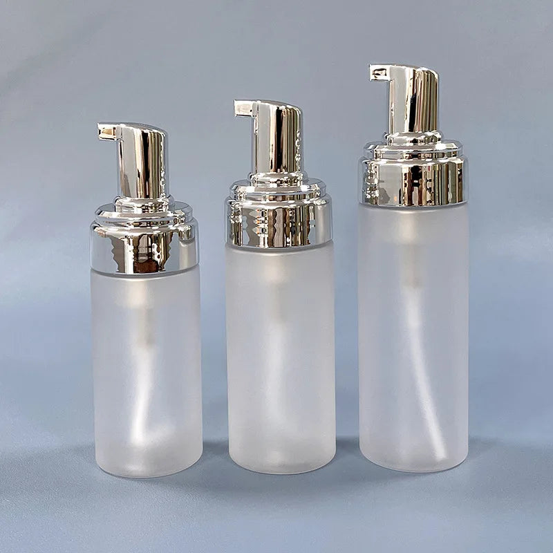 Refillable Plastic Foamer Pump Bottle - Soap & Cleanser Dispenser, 100ml/120ml/150ml Empty Hand Sanitizer Bottle