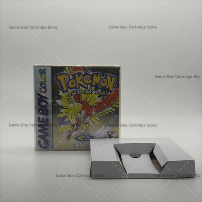 Pokemon Series GBC Game Cartridge in Box USA Version – Red, Blue, Yellow, Green, Gold, Silver, Crystal