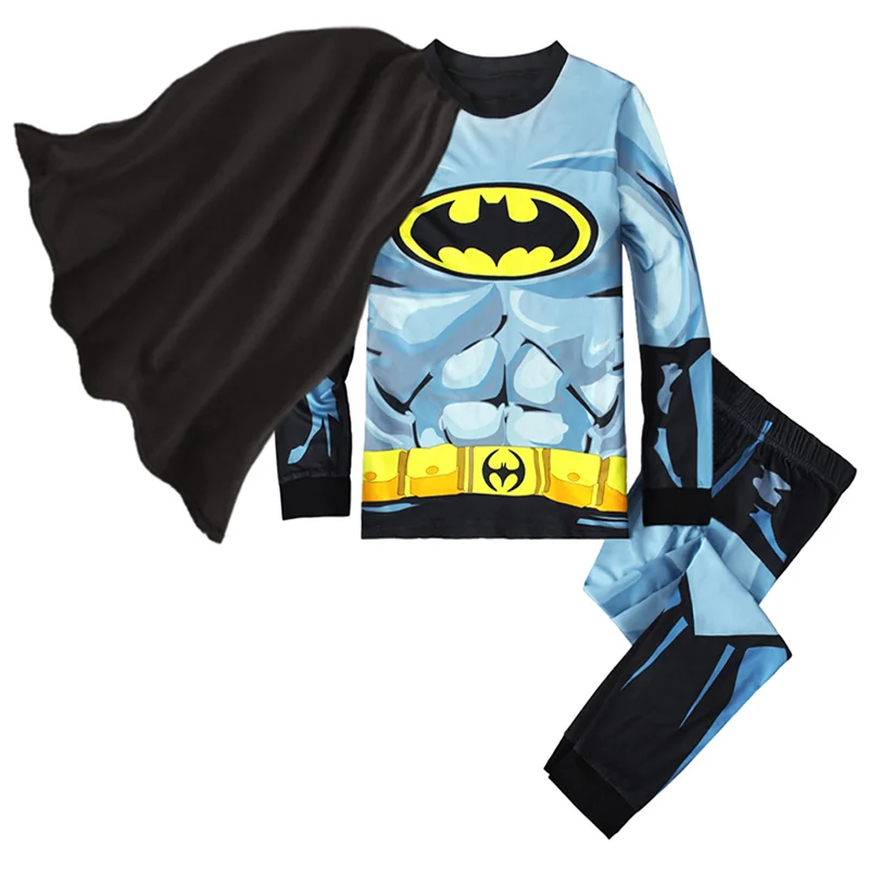Children’s Spiderman Pajama Set – Boys’ Long Sleeve Superhero Cosplay Sleepwear