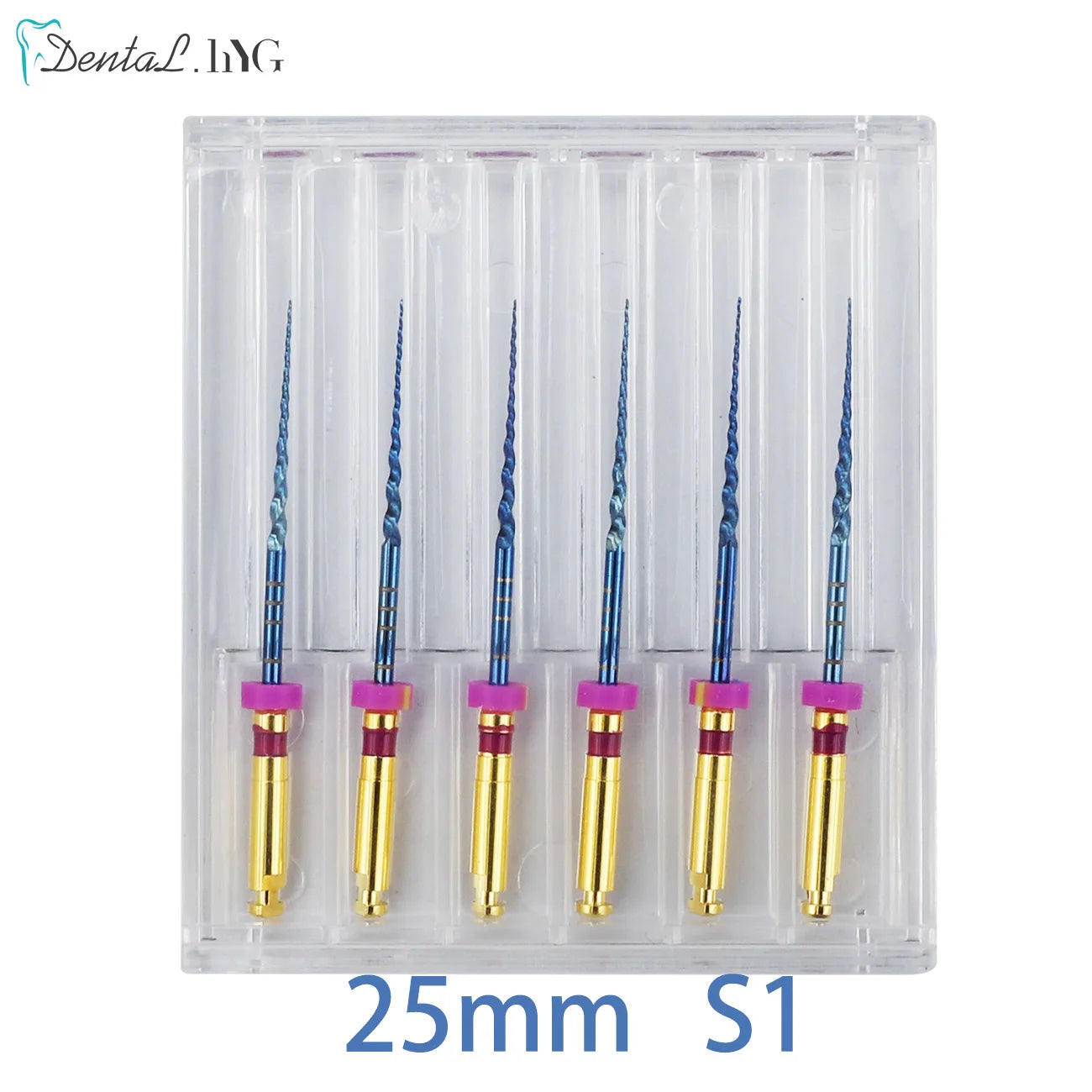 Dental SX-F3 Blue Nitinol Rotary Files – Universal Endodontic Engine Tool for Root Canal Treatment