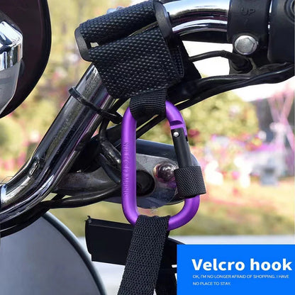 Aluminum Alloy Front Handlebar Hook – Motorcycle, Electric Scooter, Bicycle & Baby Stroller Hanger