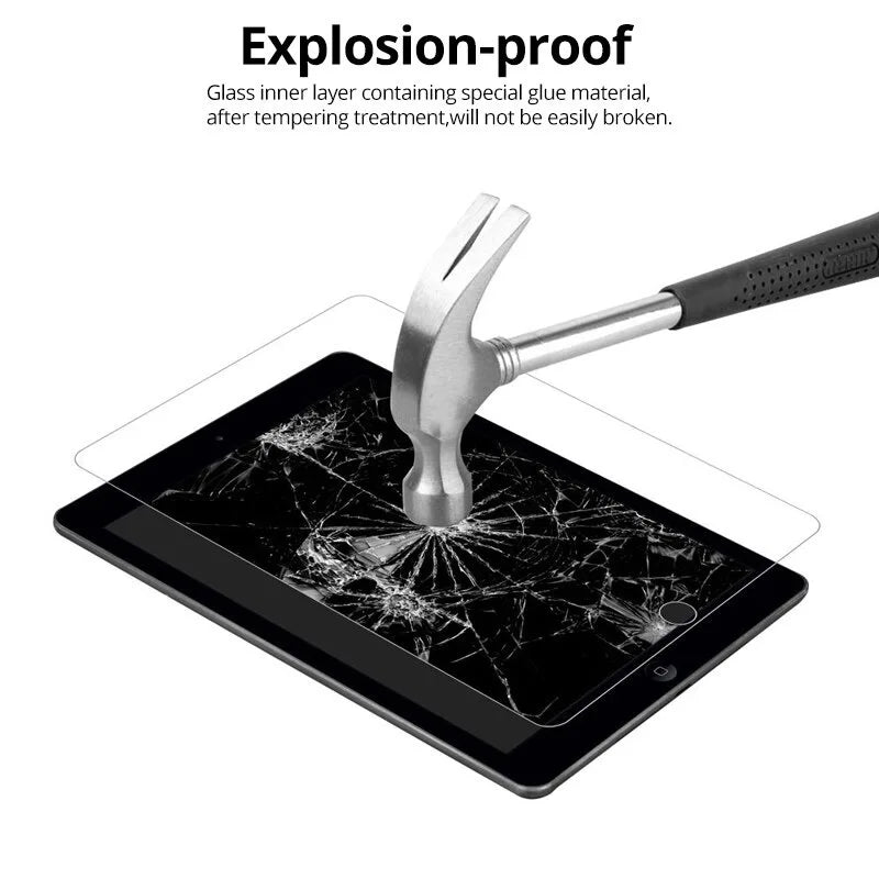Tempered Glass Screen Protector for iPad 9.7" 2017 5th Gen & 2018 6th Gen – HD Scratch-Resistant Protective Film