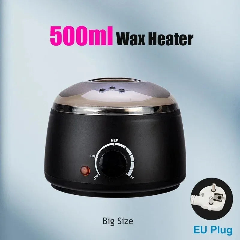 200/500ml Electric Wax Heater – Hot Paraffin Pot for Hair Removal & Waxing