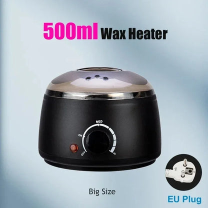 200/500ml Electric Wax Heater – Hot Paraffin Pot for Hair Removal & Waxing