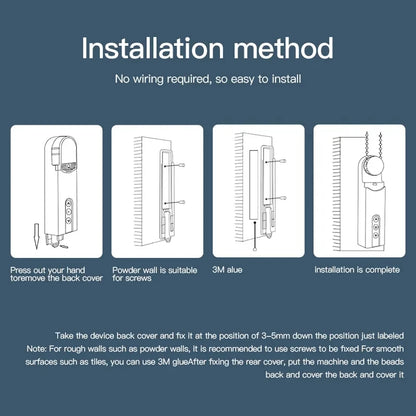 Tuya WiFi Smart Blind Motor – App-Controlled Automatic Roller Shutter & Curtain Opener Driver