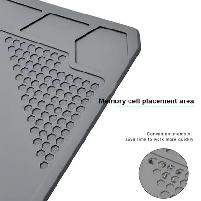 ESD Heat-Resistant Soldering Mat – Magnetic Silicone Work Pad for BGA Repair and Heat Insulation
