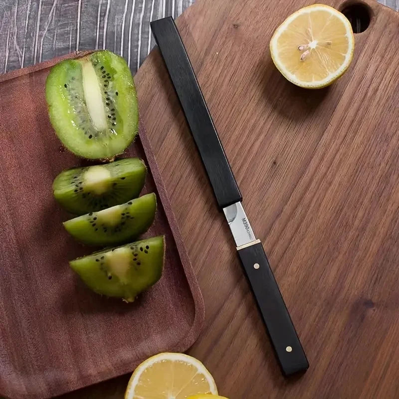 Forged Boning Meat Cleaver Knife - Stainless Steel Mongolian Kitchen Knife for Meat, Fruit, Roasted Lamb & Steak with Cover