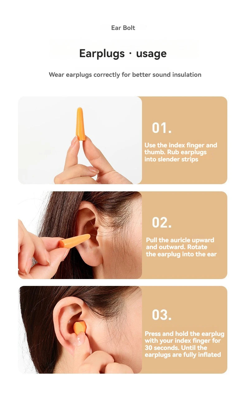 2-in-1 Noise-Reducing Earplugs & Adjustable Sleep Eye Mask – Travel, Nap & Sound Insulation Earmuffs