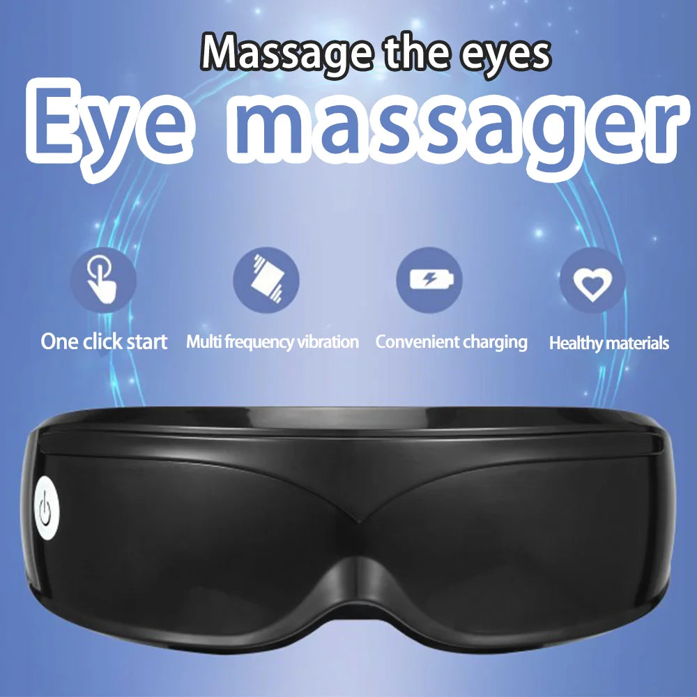 Eye Massager with 9 Modes & Multi-Frequency Vibration – 22-Magnet Therapy for Eye Health