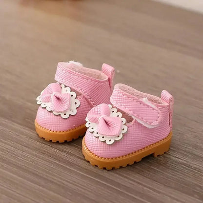 17cm LABUBU Cotton Doll Shoes - Casual Sports Footwear for Dolls, Accessories for Labubu Outfits (Only shoes)