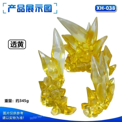 Whirlwind Flame & Ice Special Effects Model Stand — Luffy Figure DIY Accessories Movable Display Base