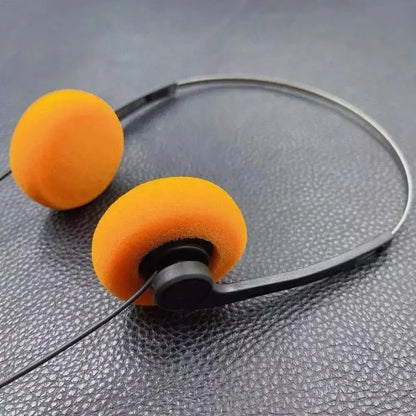 3.5MM Retro Earphones — Nostalgic Wired Headphones for MP3, Walkman & Sports