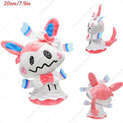 Pokémon Plush Toy Collection – Shiny Mimikyu, Charizard, Snorlax, Eevee Evolutions and Collectible Gift Dolls