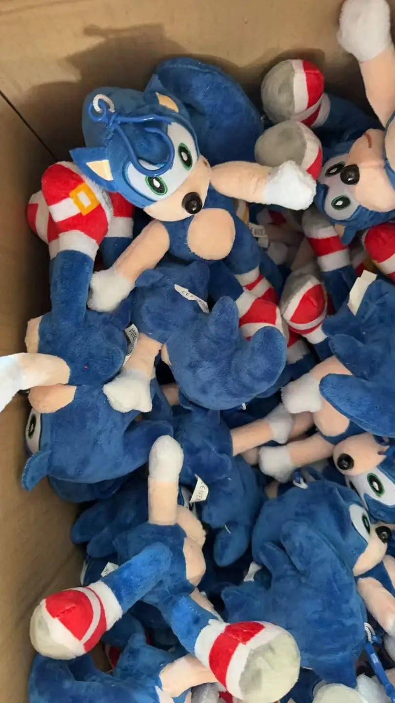 Super Sonic Hedgehog Plush Dolls — Shadow, Amy Rose, Knuckles, Tails Anime Stuffed Toy Gift for Kids