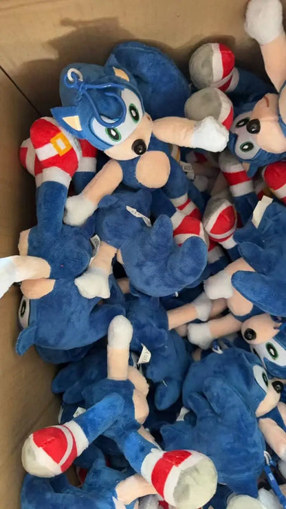 Super Sonic Hedgehog Plush Dolls — Shadow, Amy Rose, Knuckles, Tails Anime Stuffed Toy Gift for Kids