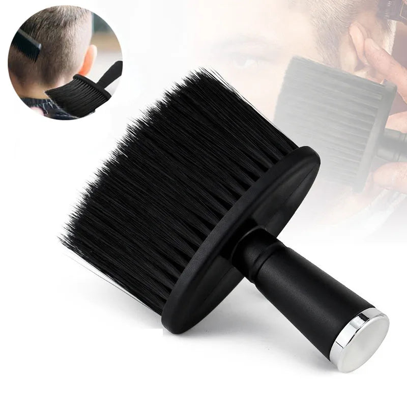 Soft Hair Brush for Neck & Face – Duster for Hair Cutting, Broken Hair Cleaning, Barber Salon & Styling Tool