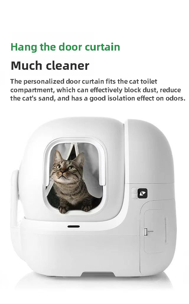 Petkit Smart Cat Toilet Curtain 2.0 – Magnetic Dustproof Litter Box Accessory, Compatible with MAX, MAX 2 & MAX Pro