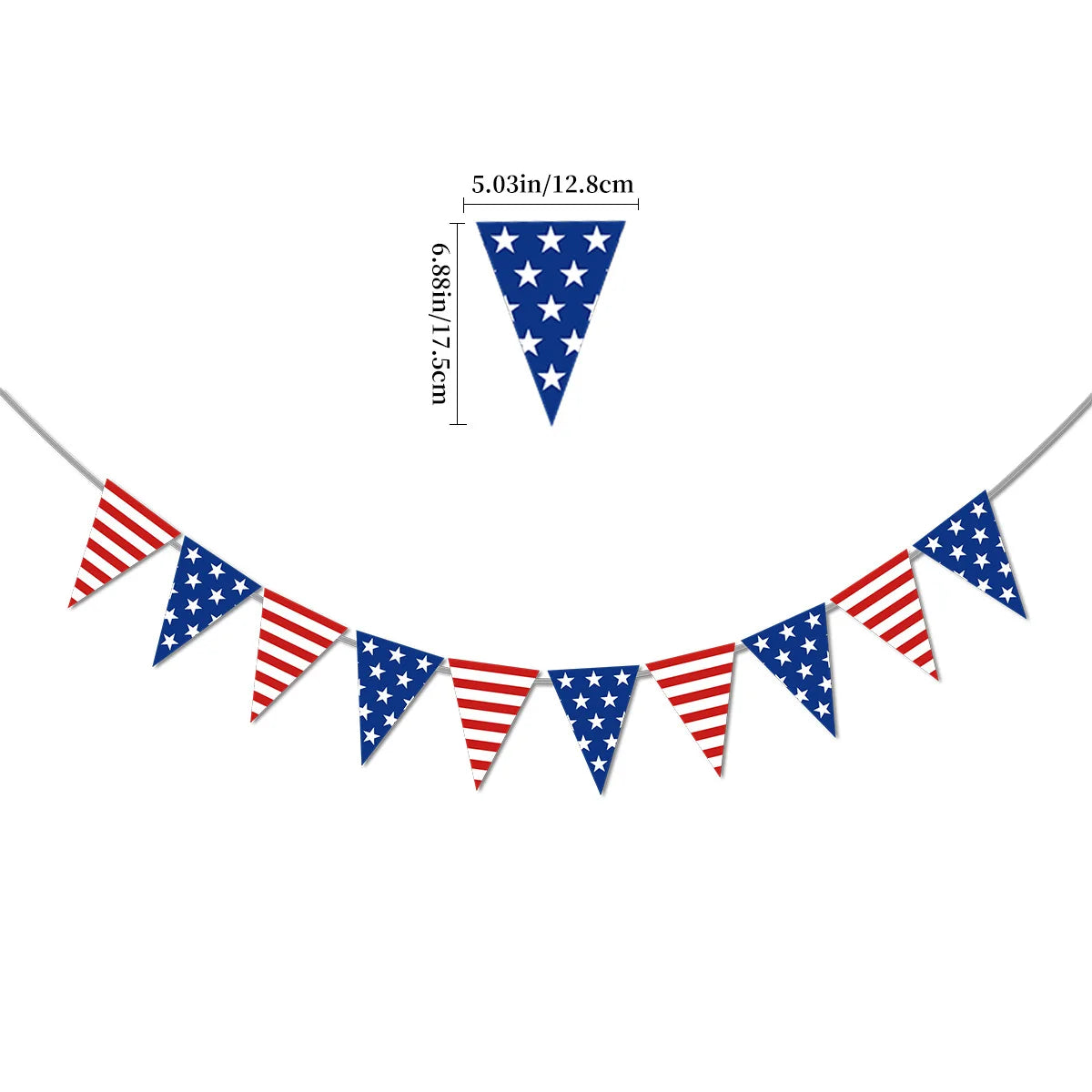 American 4th of July Party Decorations Set – Independence Day Banner, Balloons & Table Supplies for Patriotic USA Theme Celebration