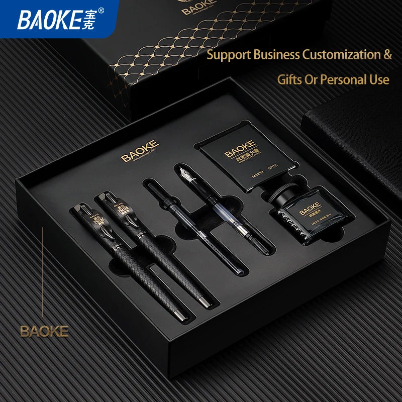 BAOKE T18 Luxury Fountain Pen & Roller Pen Set – Exquisite Gift Set
