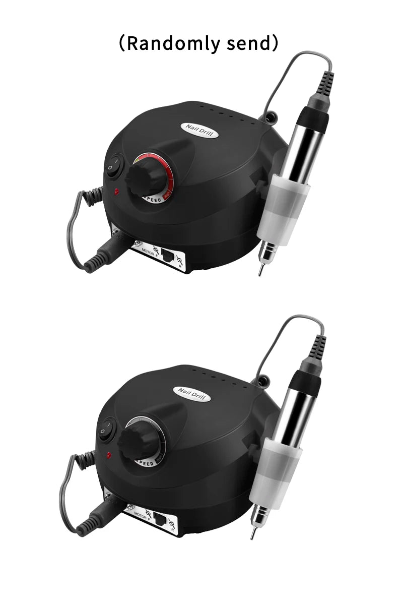 35,000/20,000 RPM Electric Nail Drill Machine – Professional Manicure & Pedicure File with Mill Cutter Sets for Nail Tips
