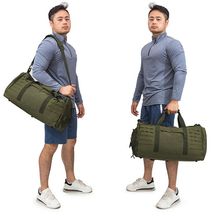 40L Tactical Sports & Gym Duffle Bag – Men’s Fitness, Travel, Basketball & Outdoor Weekender Bag with Shoe Compartment