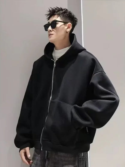 Autumn/Winter Y2K Hoodie – Oversized 3D Backpack Streetwear for Men