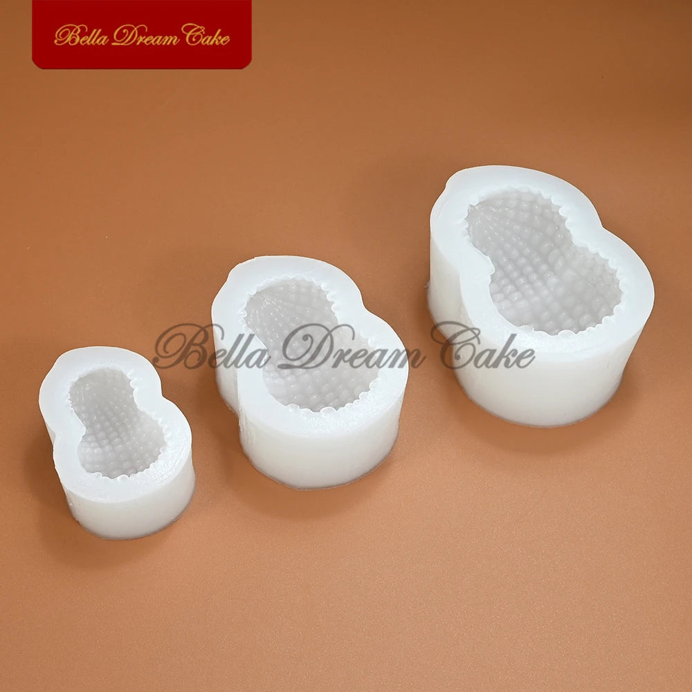 Peanut Design Silicone Mousse Mold – Pudding, Fondant, Chocolate & DIY Cake Decorating Bakeware Tool