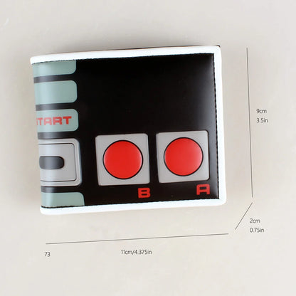 Game Console Controller Design High-Quality Men’s Wallet – Nostalgic Personalized Women’s Card Holder Zero Wallet