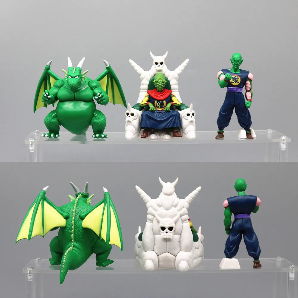 9.5cm Anime Dragon Ball Piccolo Daimao Figure | PVC Action Toy with Cymbal Tambourine Drum, Piano King Piccolo Model Gift