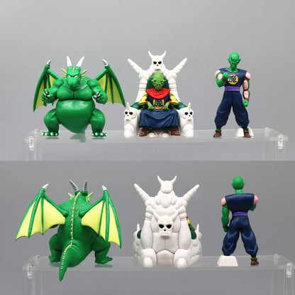 9.5cm Anime Dragon Ball Piccolo Daimao Figure | PVC Action Toy with Cymbal Tambourine Drum, Piano King Piccolo Model Gift