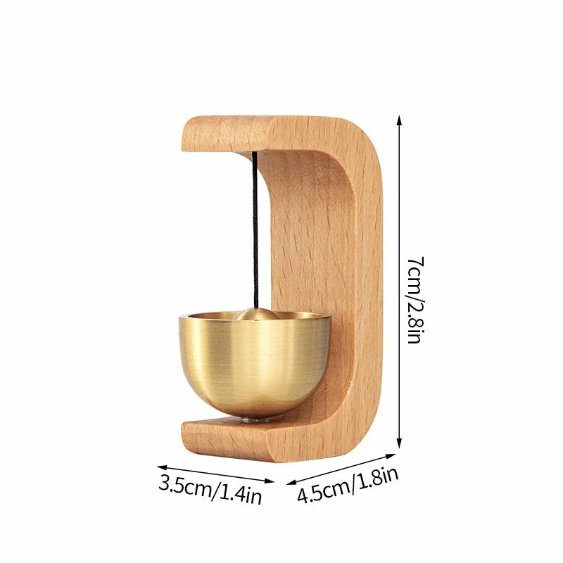 Wooden  Wind Chime Door Bell – Home & Room Decor, Front Door Reminder Bell