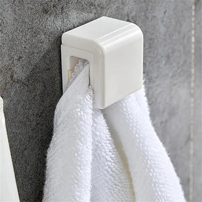 Wall-Mounted Toothbrush Holder Set - Punch-Free, Multiple Quantities (1/2/3/5/10pcs), Toothpaste Storage Rack Organizer, Bathroom Accessories