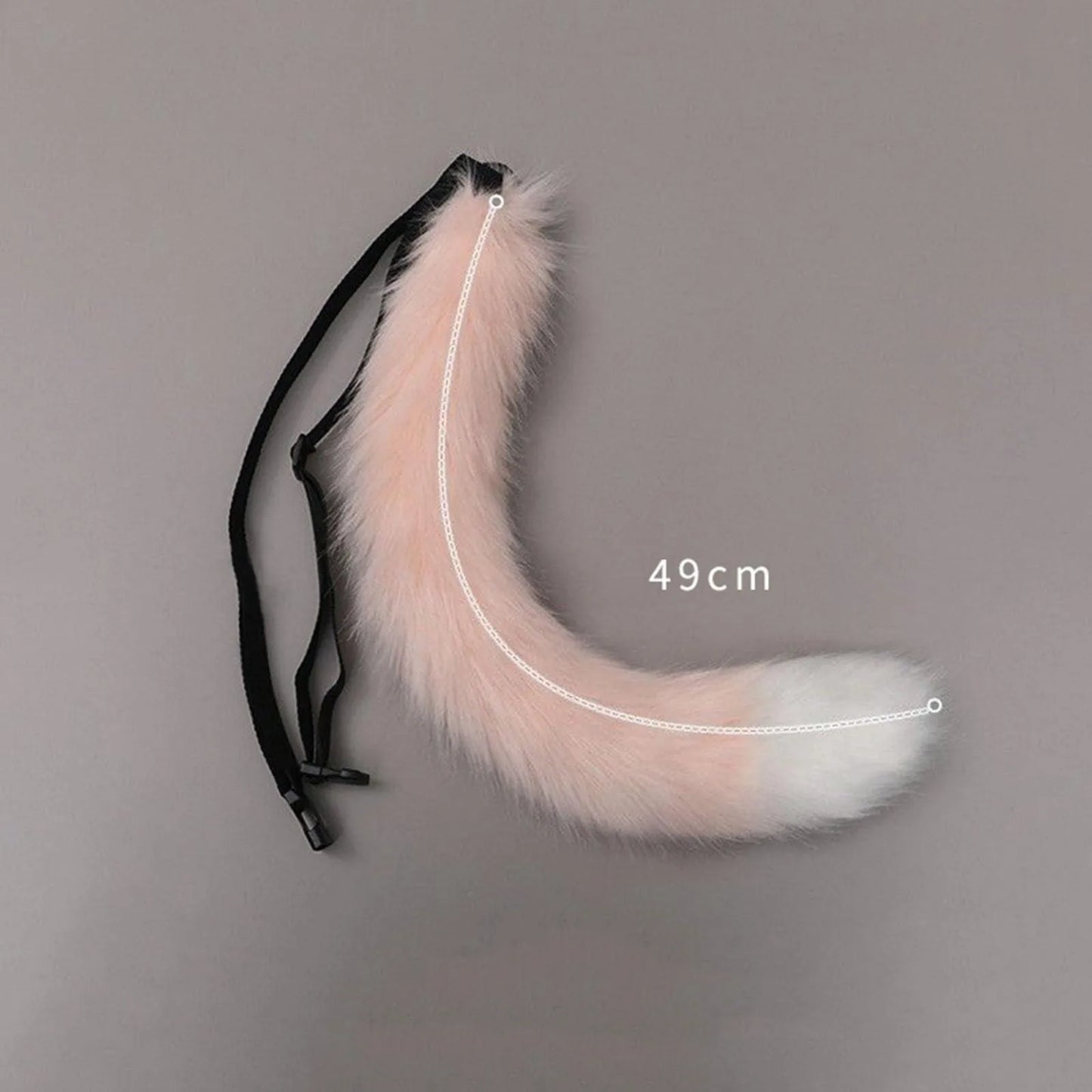 Fluffy Cat Tail - Soft Faux Fur Adjustable Cosplay Costume Accessory