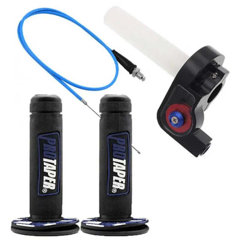 22mm Quick Twist Gas Throttle Grip Set – 1.2m Throttle Cable for Honda, Yamaha, Kawasaki, Suzuki, KTM, ATV