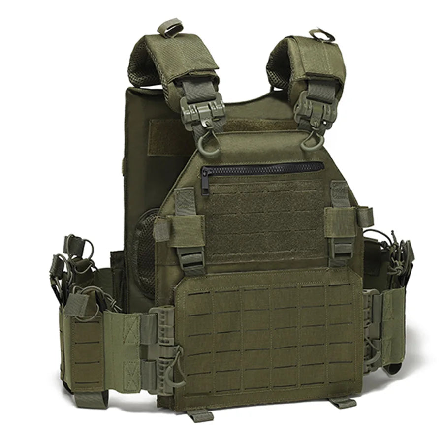 Outdoor Training Vest – Multi-Functional Waterproof MOLLE Expansion Quick-Release Wear-Resistant Tactical Vest
