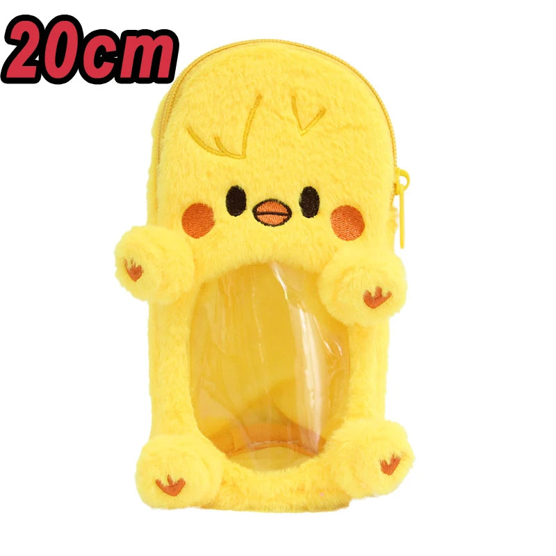 310style Skzoo Plush Pencil Case – Kawaii Kpop Stray Wolf Stuffed Animal Toy, Cartoon Plush Doll for Kids Gift