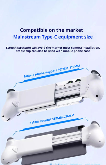 Memo S3 Gamepad Type-C Mobile Controller – Hall Effect Stretching Handle, Joystick for Android, PS Cloud Game, Customized