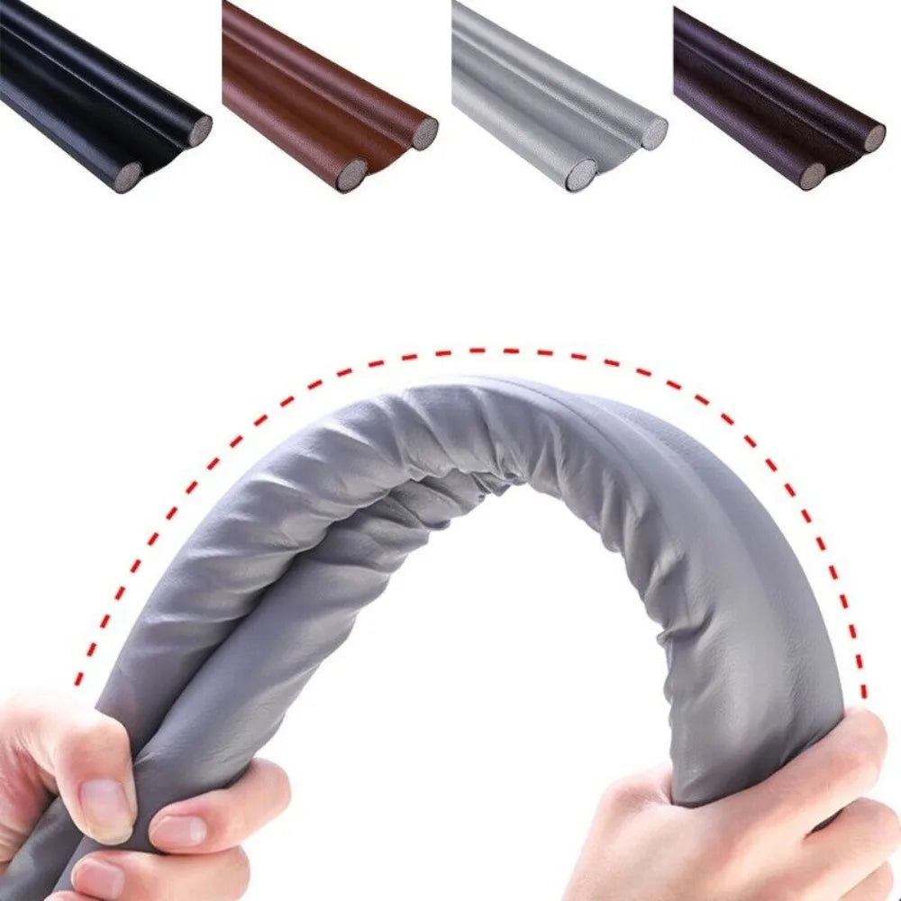 Flexible Door Gap Bottom Seam Sealing | Bathroom Door Seal | Soundproof Dust Strip | Waterproof Guard Sealer | Double Stick Design
